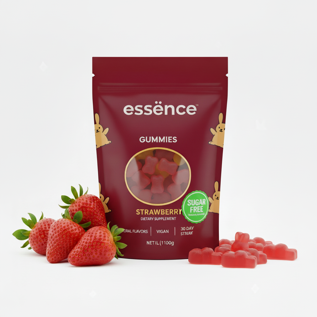 Strawberry with Sugar Free Badge